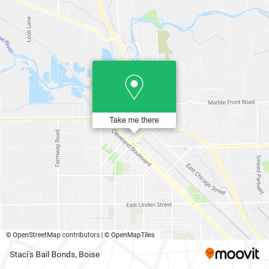 Staci's Bail Bonds map