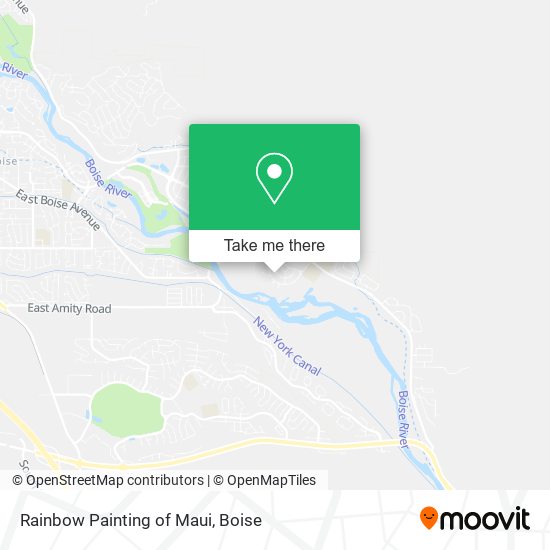 Mapa de Rainbow Painting of Maui