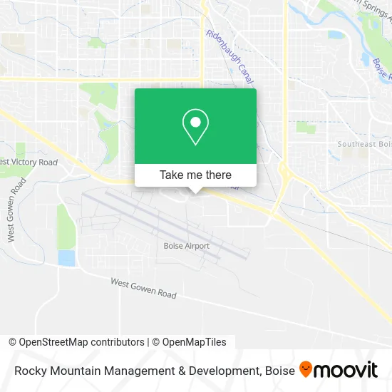 Rocky Mountain Management & Development map