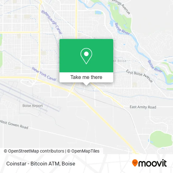 Mapa de Coinstar - Bitcoin ATM