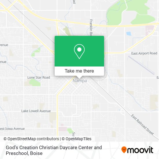 God's Creation Christian Daycare Center and Preschool map