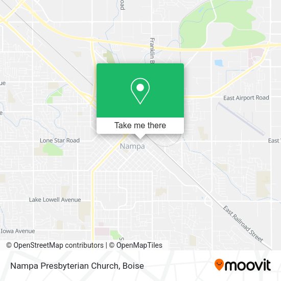 Nampa Presbyterian Church map