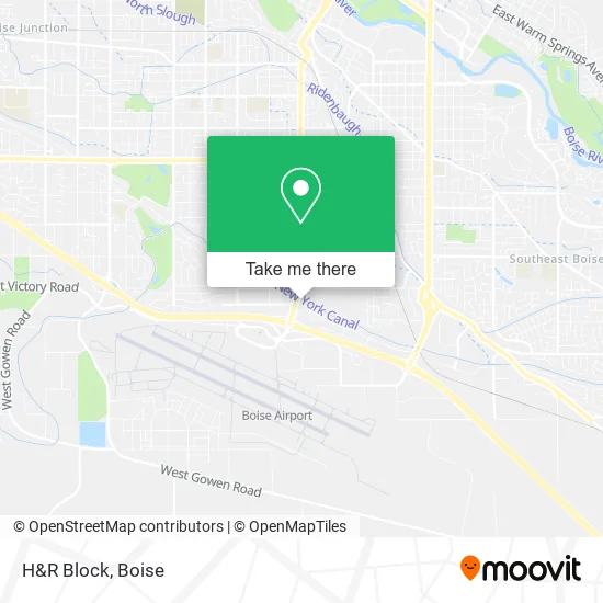 H&R Block map