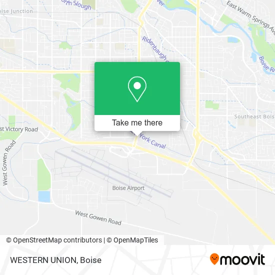 WESTERN UNION map