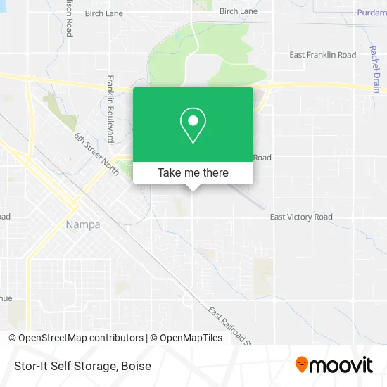 Mapa de Stor-It Self Storage