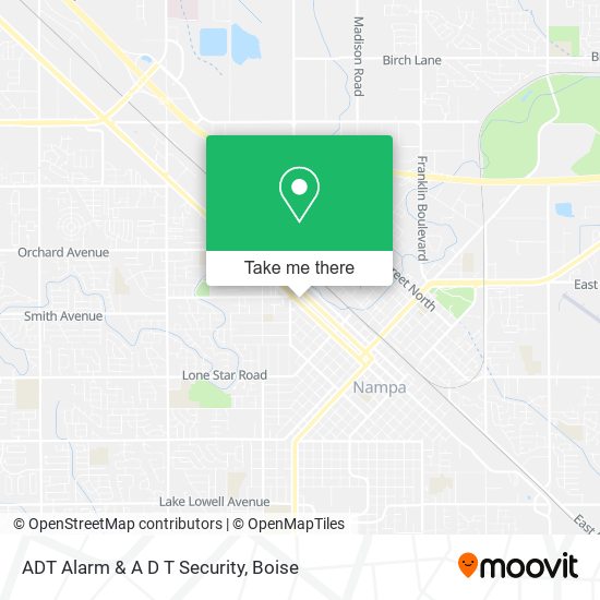 ADT Alarm & A D T Security map