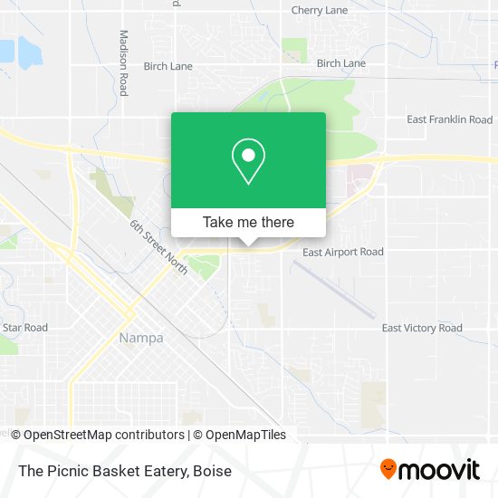 The Picnic Basket Eatery map