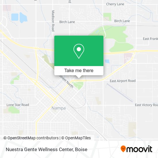 Nuestra Gente Wellness Center map