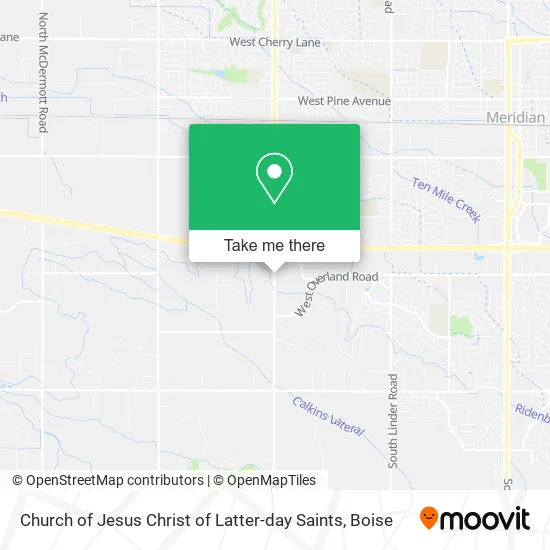 Mapa de Church of Jesus Christ of Latter-day Saints