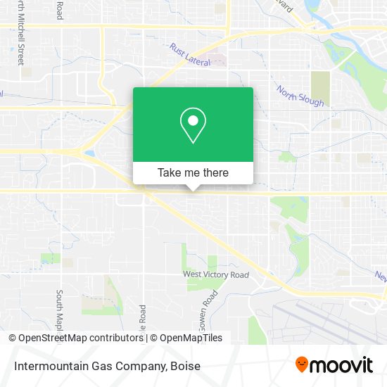 Intermountain Gas Company map