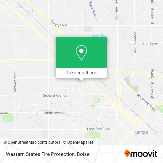Western States Fire Protection map