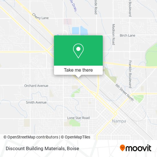 Discount Building Materials map