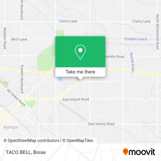 TACO BELL map