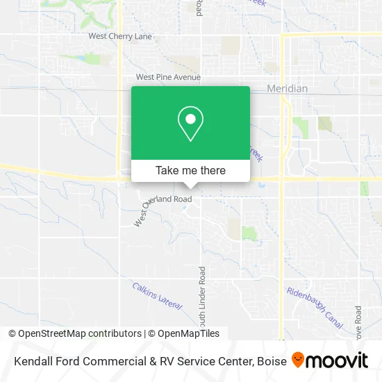 Kendall Ford Commercial & RV Service Center map