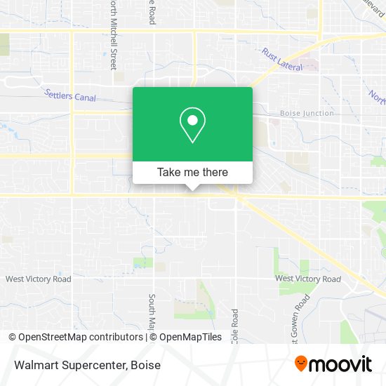 Walmart Supercenter map