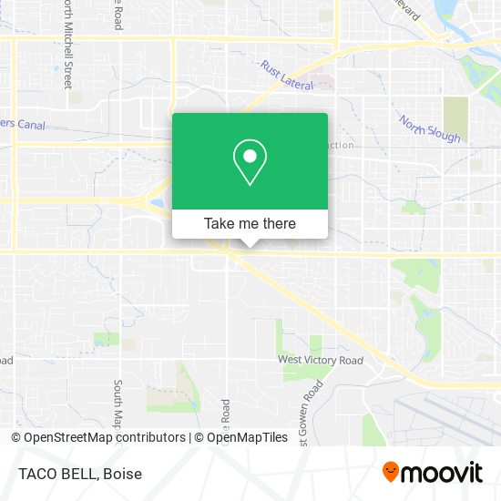 TACO BELL map