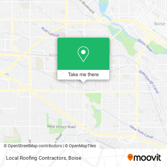 Mapa de Local Roofing Contractors