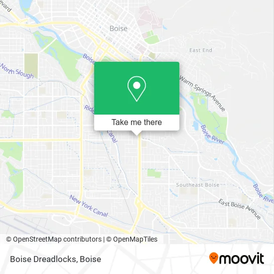 Boise Dreadlocks map