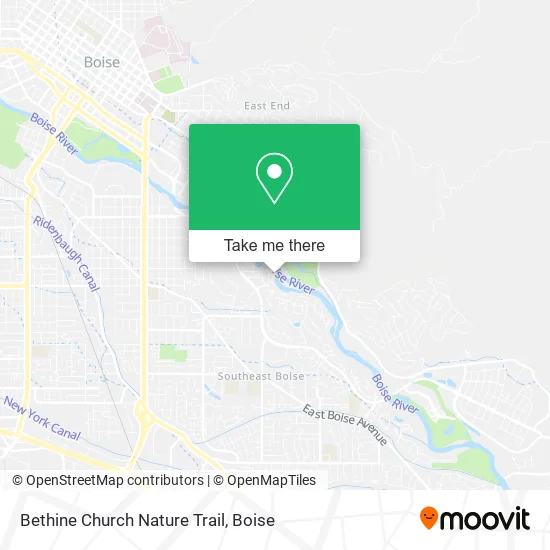 Bethine Church Nature Trail map