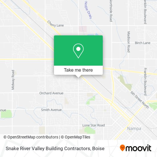 Mapa de Snake River Valley Building Contractors