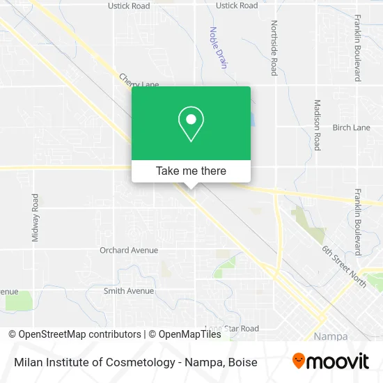 Milan Institute of Cosmetology - Nampa map