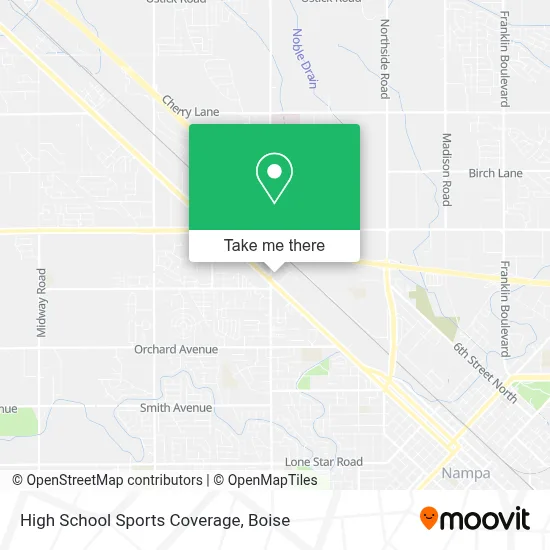 High School Sports Coverage map