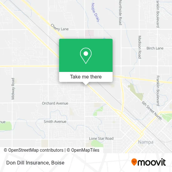 Don Dill Insurance map