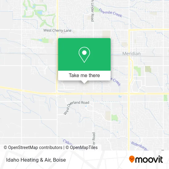 Idaho Heating & Air map