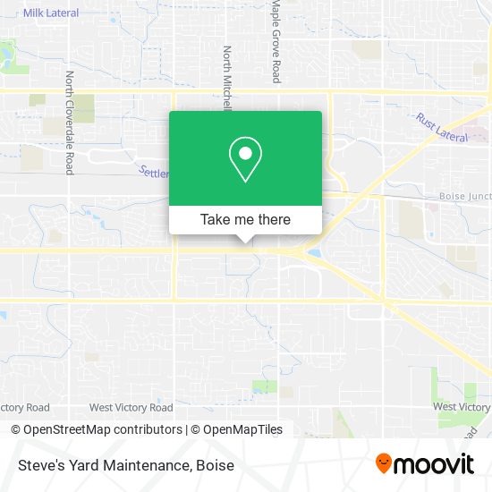 Steve's Yard Maintenance map