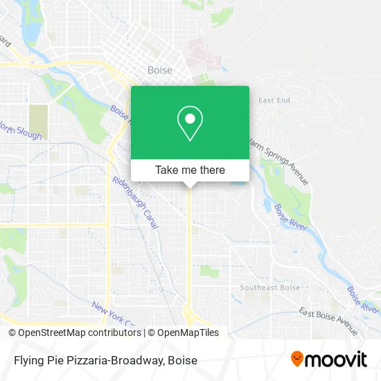 Mapa de Flying Pie Pizzaria-Broadway
