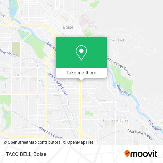 TACO BELL map