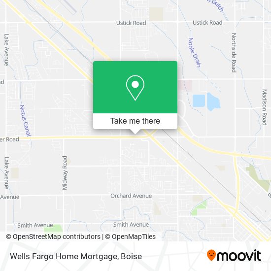 Wells Fargo Home Mortgage map