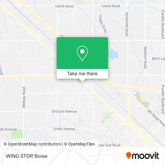 WING STOP map