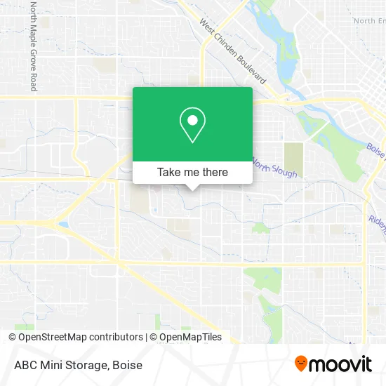 Mapa de ABC Mini Storage