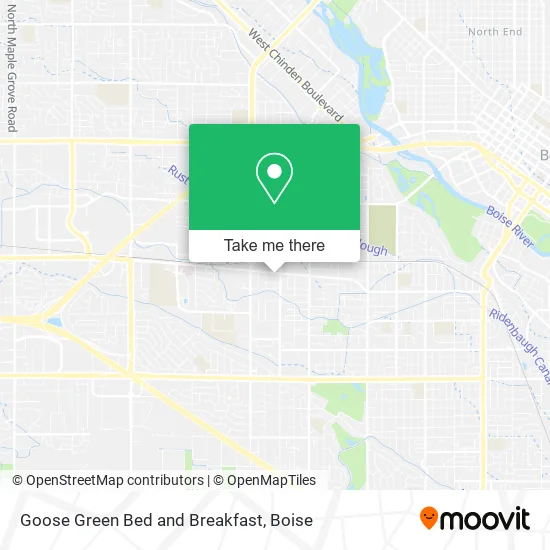 Goose Green Bed and Breakfast map