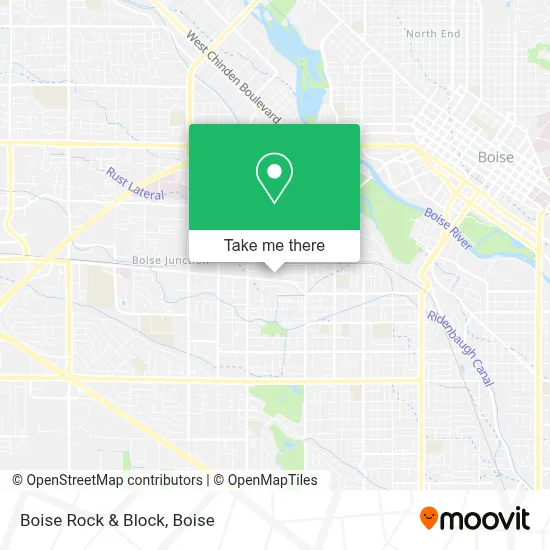 Boise Rock & Block map