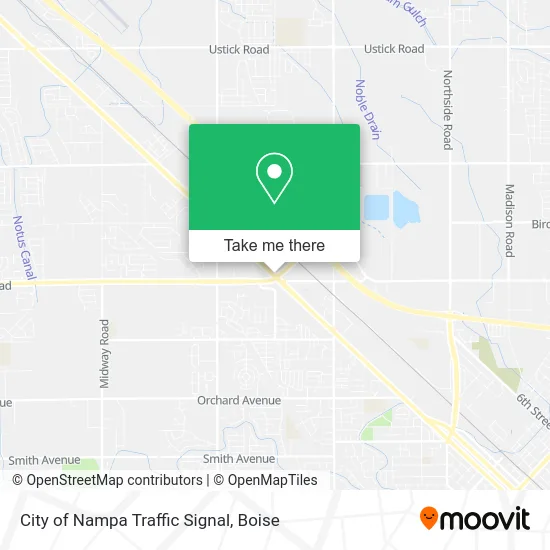 City of Nampa Traffic Signal map
