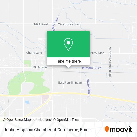 Idaho Hispanic Chamber of Commerce map
