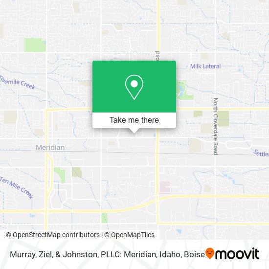 Murray, Ziel, & Johnston, PLLC: Meridian, Idaho map
