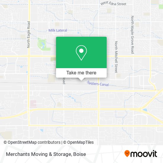 Merchants Moving & Storage map