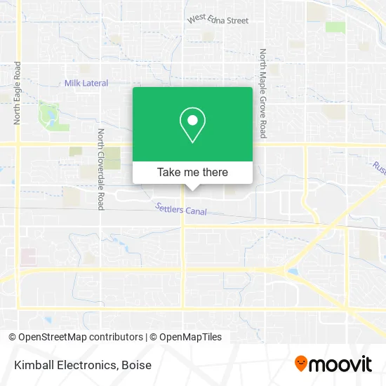 Kimball Electronics map