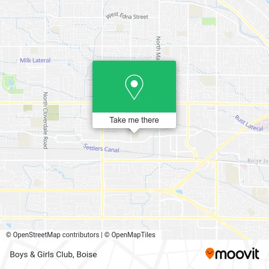 Boys & Girls Club map