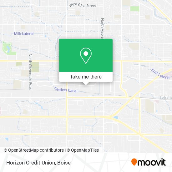 Horizon Credit Union map