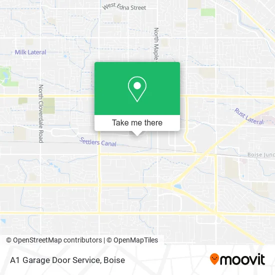 A1 Garage Door Service map
