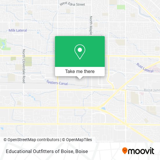 Educational Outfitters of Boise map