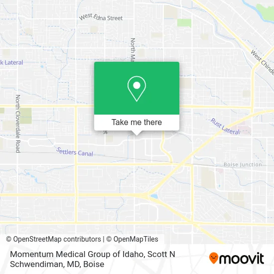 Momentum Medical Group of Idaho, Scott N Schwendiman, MD map