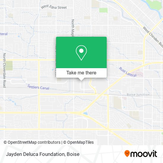 Jayden Deluca Foundation map