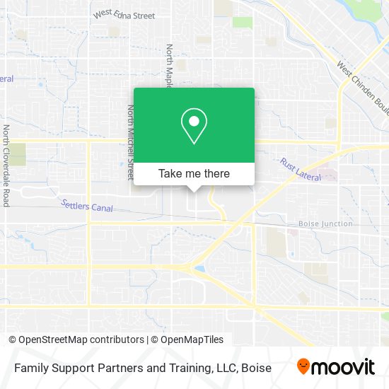 Family Support Partners and Training, LLC map