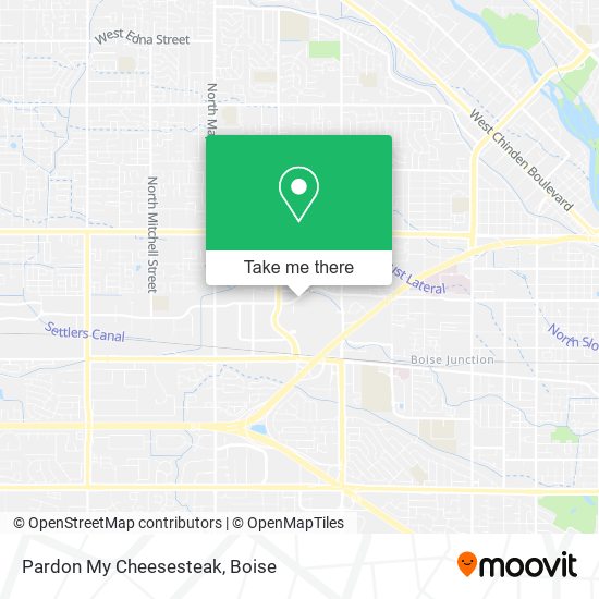 Pardon My Cheesesteak map