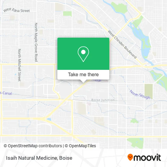 Isaih Natural Medicine map